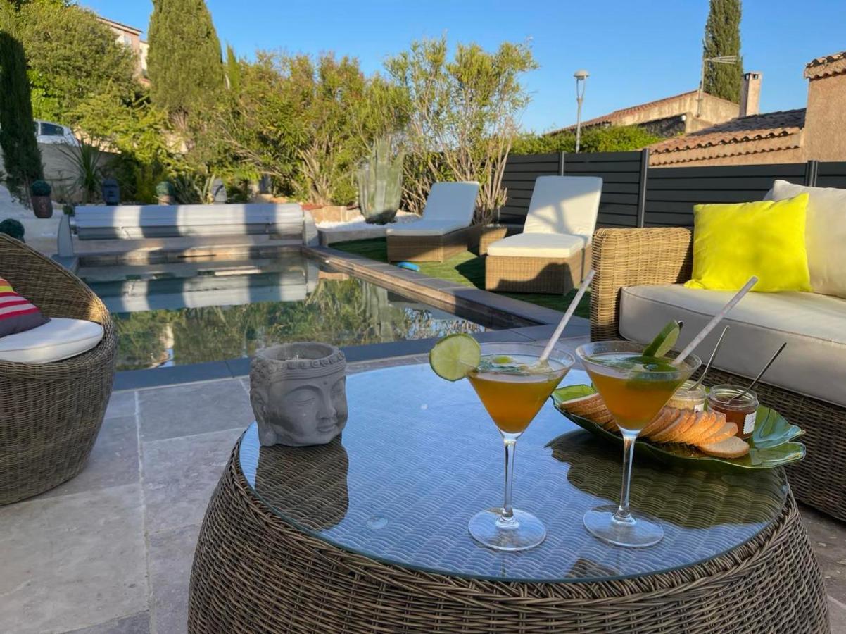 Casa Amor & Spa, Appartement Suite Jacuzzi & Piscine Chauffee Montfort-sur-Argens Esterno foto